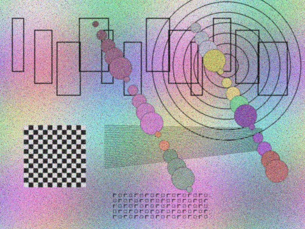 Noisy image example with complex noise